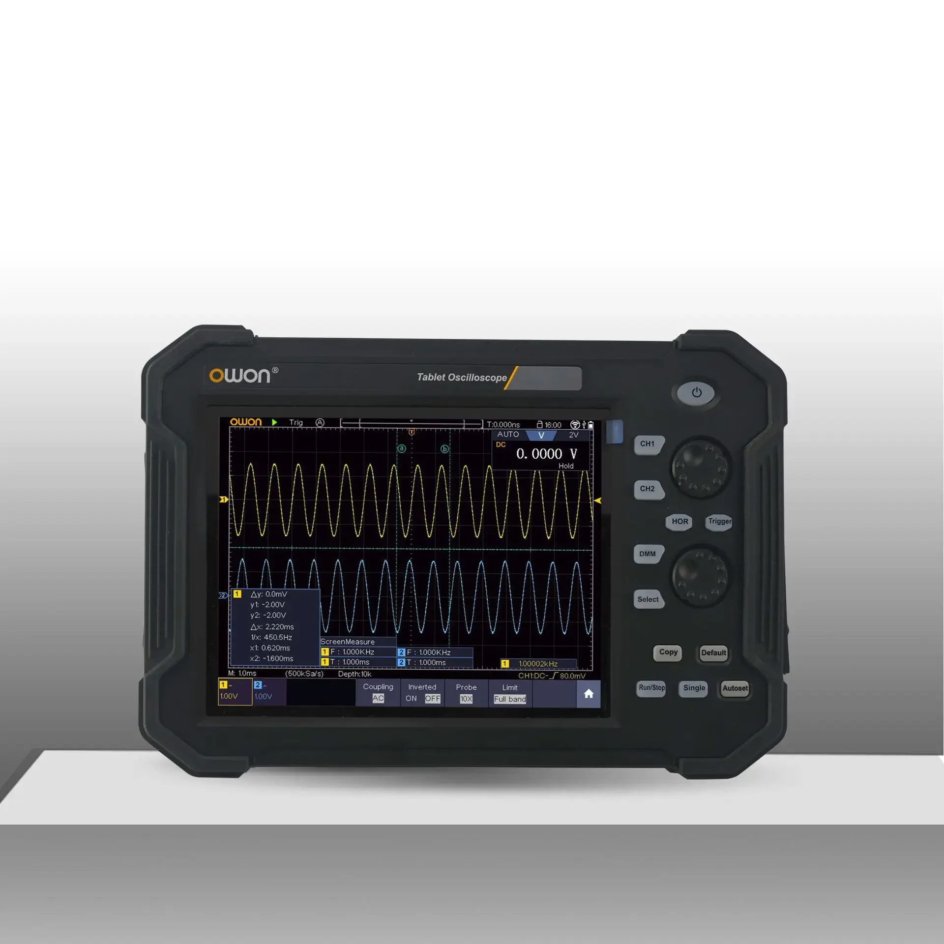 TAO3000 Series 2 Channel Handheld Flat Panel Oscilloscope