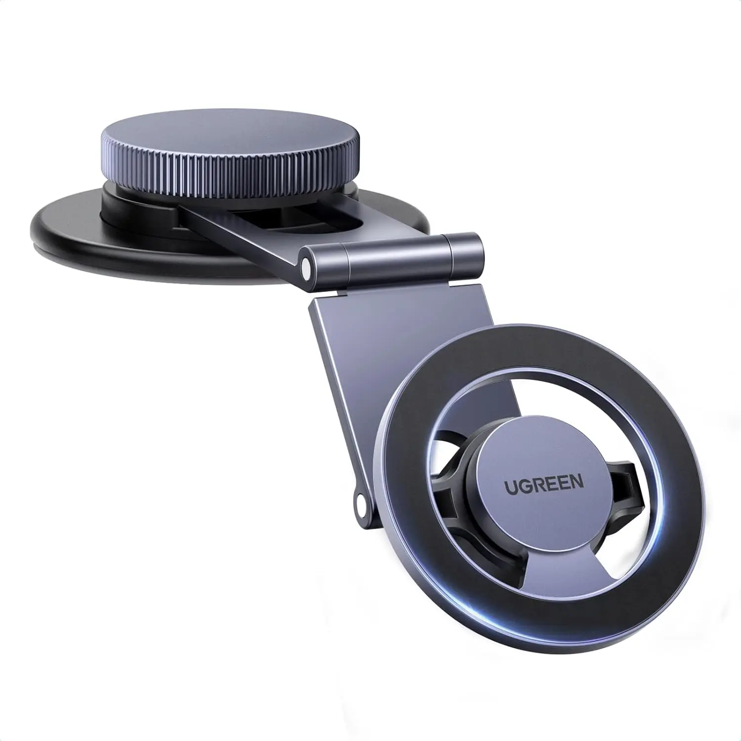 UGREEN Car Mount 360° Rotation Magnetic Phone Holder Dashboard Car Cellphone Holder Compatible for iPhone