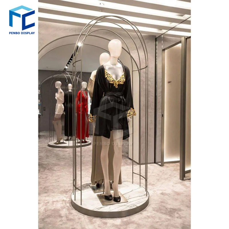 2025customized.china guangzhou factory supplier retail bra display rack and lingerie stand retail stores