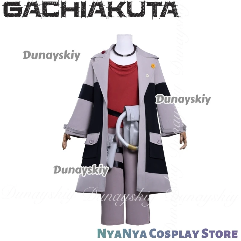 GACHIAKUTA أنيمي لودو إنجي زانكا رييو كوسبريفري أربعة شخصيات زي قتال موحد مع الأربعة أنماط الباروكات كوسفليري زي البدلة الكاملة