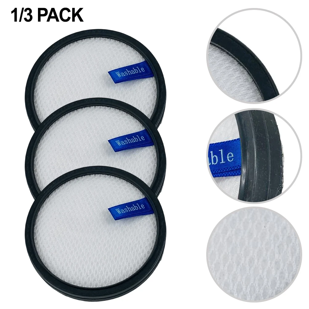 3Pcs For Lydsto V9 Handheld/ Vacuum/ Filter Washable/ HEPA Replacement Part For Pet Hair And Allergens/ Easy To Clean Filter Kit