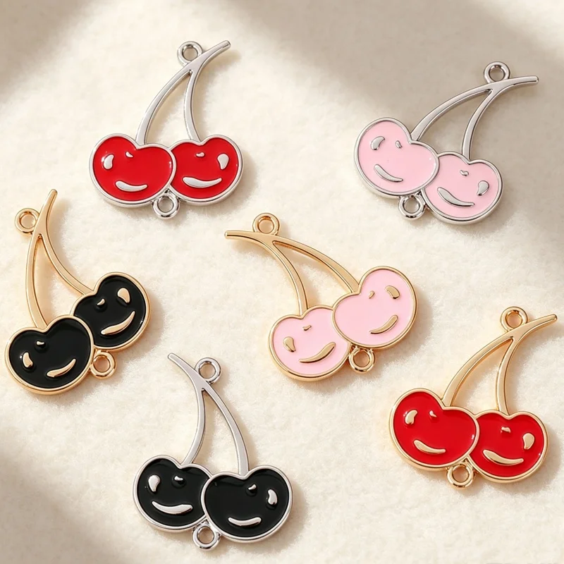 10PCS DIY Cartoon Cherry Bag Extension Chain Transformation Extension Chain Crossbody Replacement Strap Bag Accessories Handmade