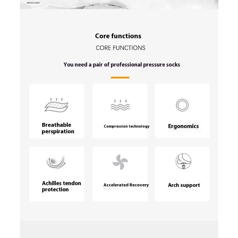 スポーツ圧力靴下静脈瘤フィットネス男性つま先圧縮ジッパー靴下屋外ロングふくらはぎ弾性靴下靴下保温