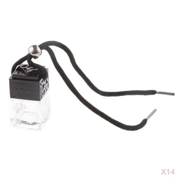 20 PCS HOME CAR HANGING AIR FRESHENER PERFUME FRAGRANCE DIFFUSER GLASS BOTTLE Empty Perfume Bottle for Auto RV Truck Trailer