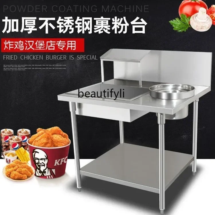 

Z189 YH A56 Коммерческий хлебопекарный стол, хлебопекарный стол из нержавеющей стали для бургерных ресторанов и жареной курицы