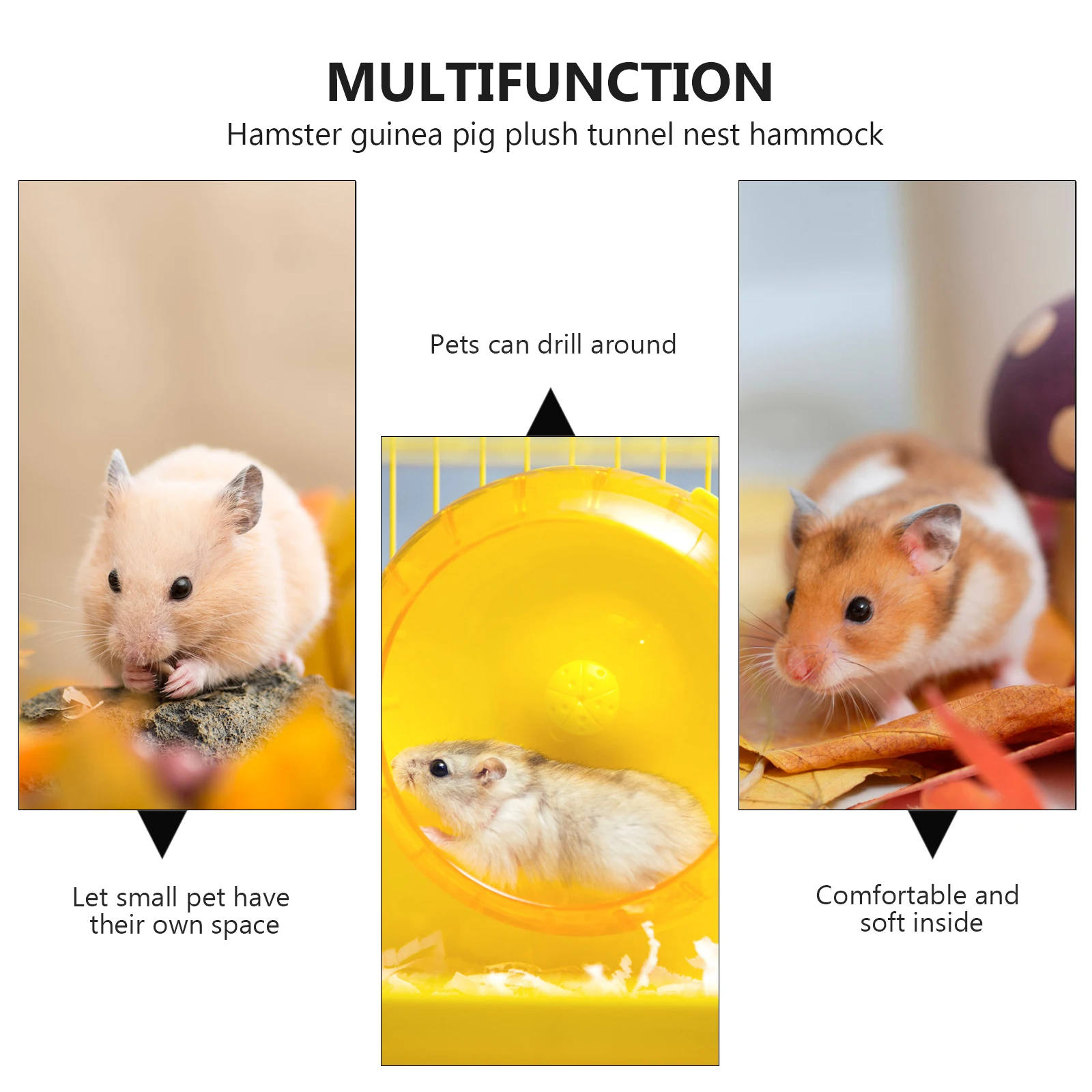 

Cotton Supply Hamster Squirrel Hanging House Hanging Bed Pet Sleeping Pouch Winter Pet Squirrel Bed Supply