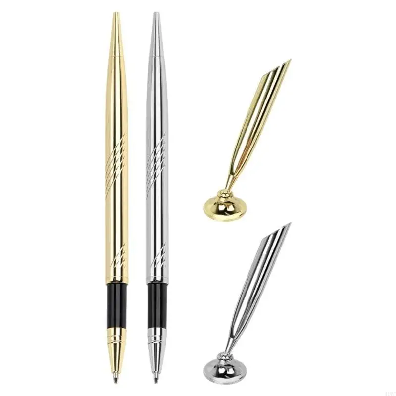 Ballpoint Pen with Base Reception Pen Desktop Pen Counter Service Pen Pen Office Supplies for Bank Hotel