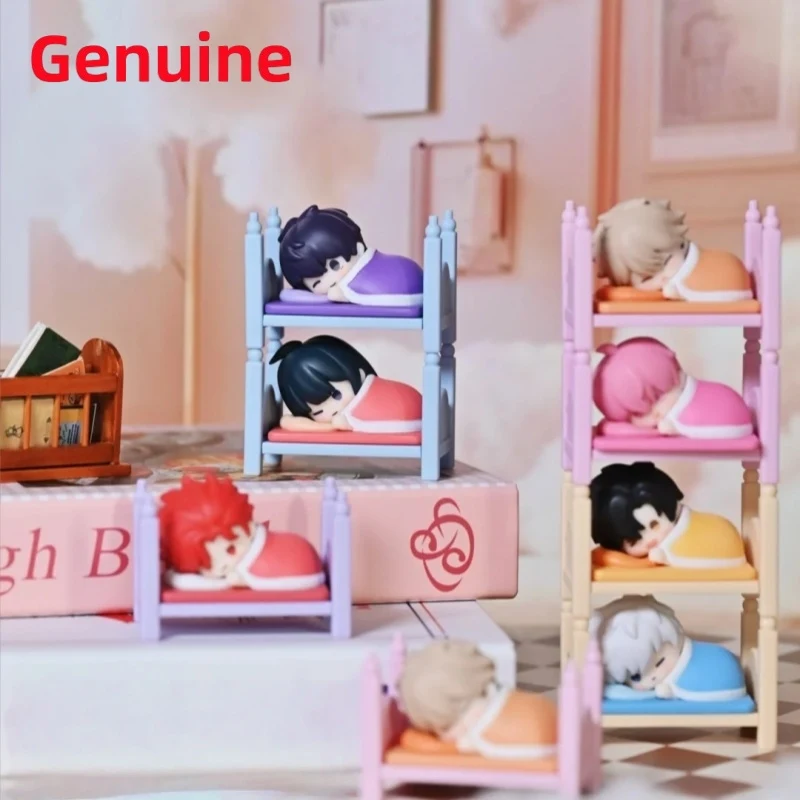 

Instock Link Click Warm Bedding Series Animation Mini Blind Box Cheng Xiaoshi Lu Guang Lucas Xiafei Kawaii Кукла Модель Игрушка в подарок