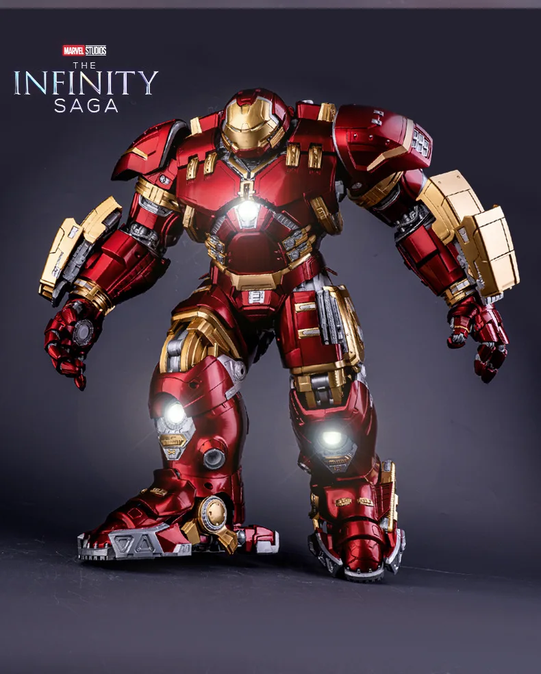 Figurka Marvel Iron Man Mark 44 Hulkooster Hulkbuster Armor 1/7 Zestaw do Składania Figurki Akcji Lalka Zabawka Prezent Świąteczny dla Fanów