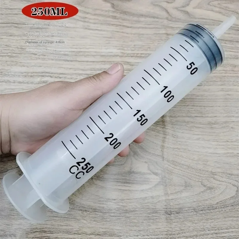 Large Capacity Enema Syringe Large Syringe  Reusable Pump Measuring with scale Pet Animals Feeding  Big Syringe