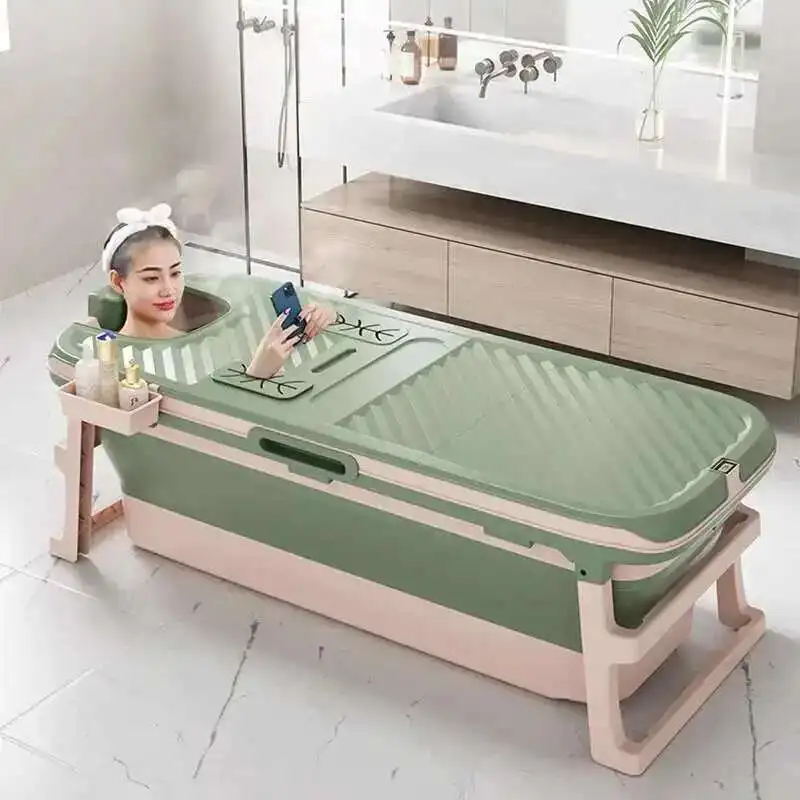

Shower Baby Big Bathtubs Kids Large Baby Foldable Adults Bathtub House Bathroom Foot Baignoire Pliable Abulte House Accessories