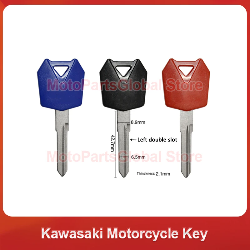 Motorcycle uncat Blank Keys For Kawasaki NINJA250 ZX250R EX250 NINJA300 ZX300R EX300 NINJA 250 300 R NINJA250R S