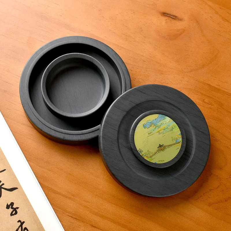 hot-pot-inkstone-calligraphy-special-with-cover-chinese-calligraphy-grinding-dual-circle-moisturizing-inkstone-writing-supplies