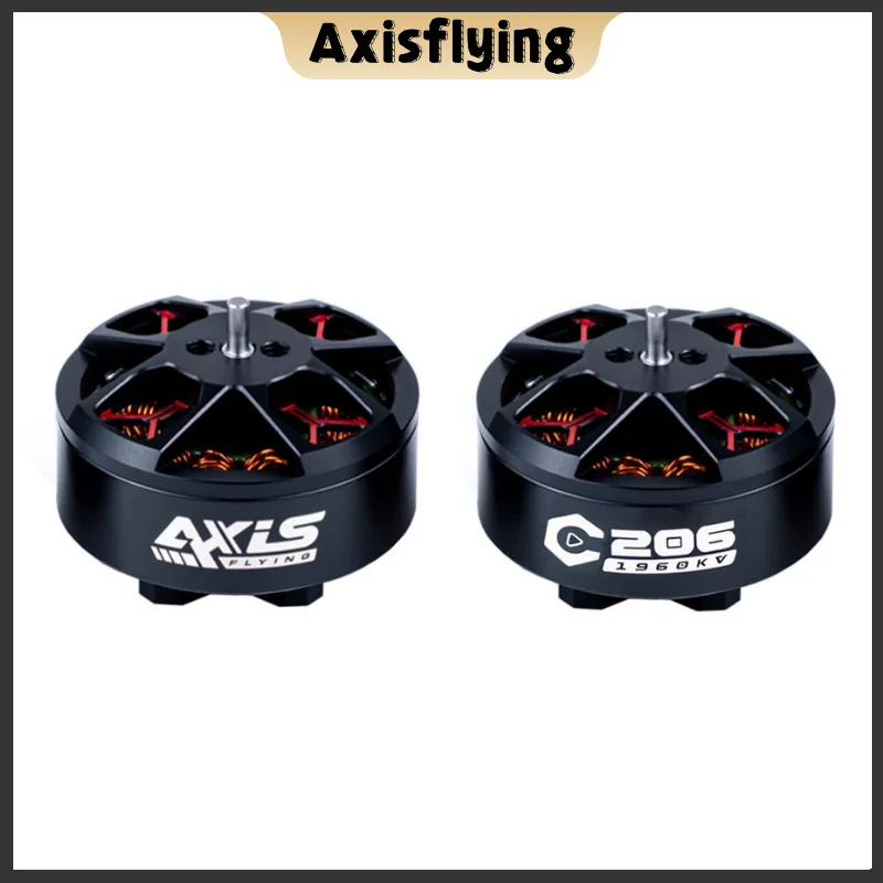 Axisflying C206 2006 1960KV Brushless Motor 12N14P 6S Lipo 1.5mm Shaft For RC FPV 3.5inch Duct Circle Drones