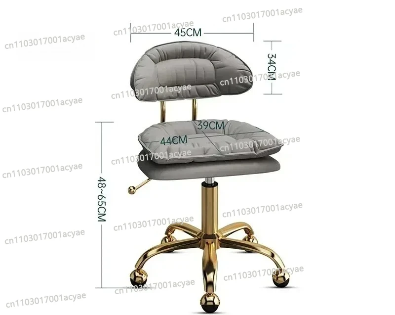 Professional Barber Chairs for Beauty Salon Furniture Barber Chair Minimalist Lift Backrest Salon Chair for Hair Stylist