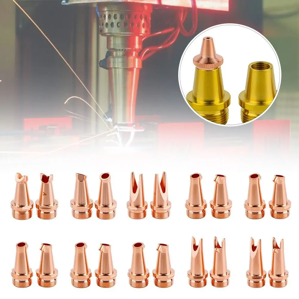 M16 CQWY Laser Welding Nozzle Thickened Red Copper Welding Torch Handheld Laser Nozzle for WEIYE Head Parts