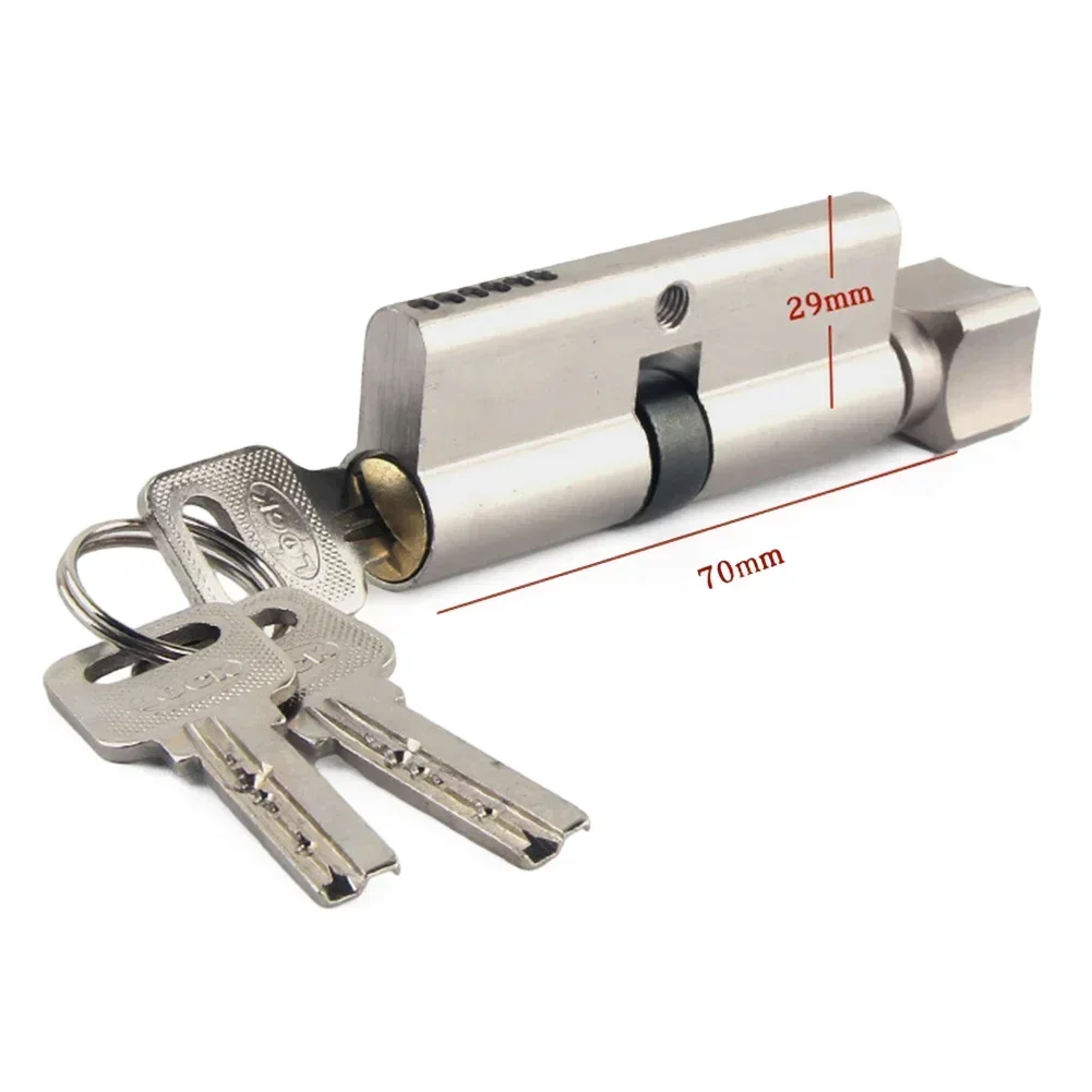 Lock Cylinder 60mm Cylinder Lock for Doors Indoor Wooden Door Entrance Universal Lock Cylinder 3 Keys NEW view 2