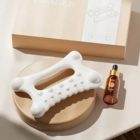 Gua Sha 마사지 도구 얼굴 및 신체 Guasha 림프 배수 트리거 Guasha 보드 페이스 리프트 근육 릴리프 마사지 보드