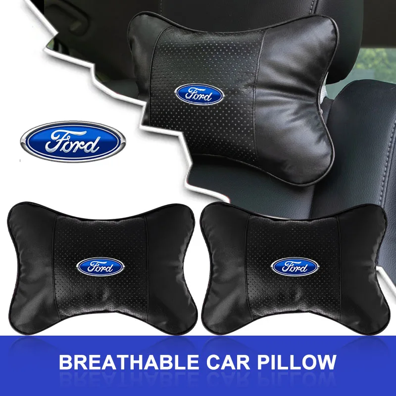 Car Seat Headrest Pillow Neck Support Protector Cushion Car Accessories For Ford Fiesta EcoSport Ranger Mondeo Mustang FOCUS