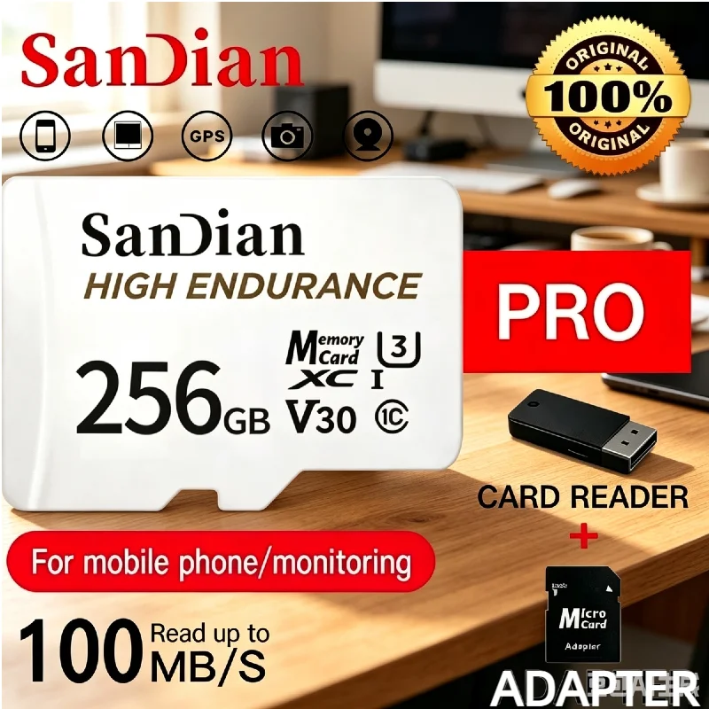 cartao-micro-tf-sd-de-128gb-v30-u3-c10-para-camera-veicular-2026-alta-durabilidade-e-gravacao-em-loop