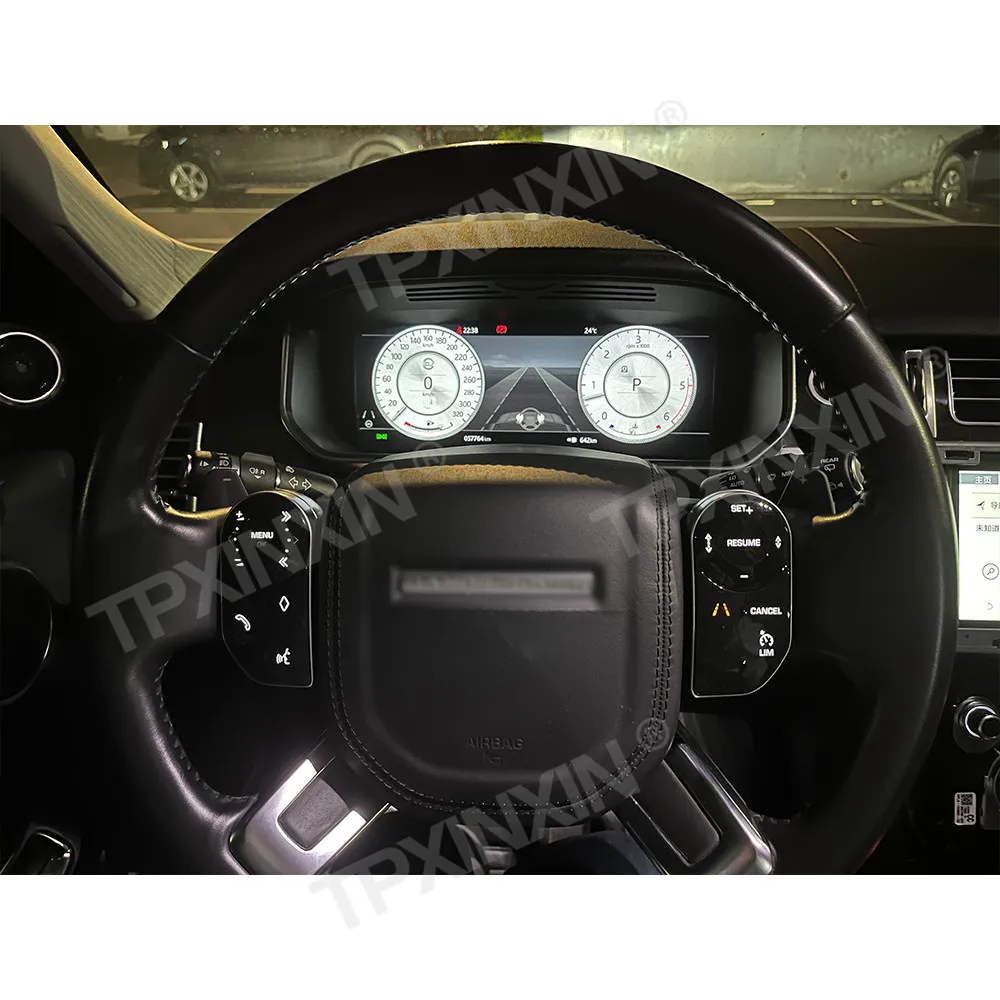 12.3 Inch For Land Rover Executive LCD Instrument Panel Full LCD Digital Cluster Speedometer Odometer Dashboard Display Smart