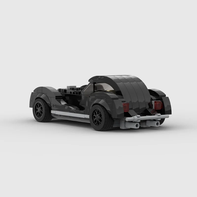 Bausteinmodell DIY Kinder-Montagespielzeug Jungen Geburtstagsgeschenk MOC Kreatives Retro Vintage Auto Set Nostalgische Klassische Schwarze Limousine – Detail 2