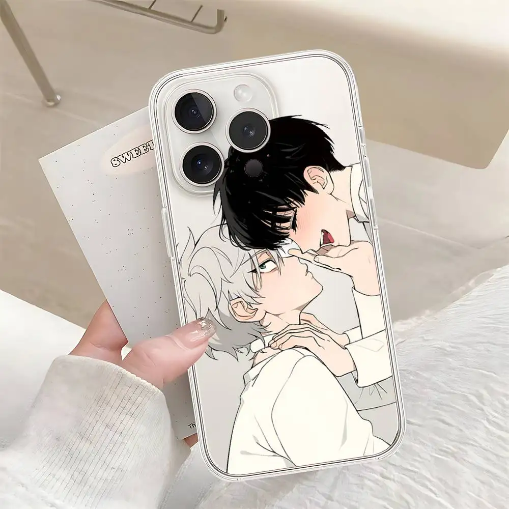 الغريبة المرحلة قضية الهاتف آيفون 17 16 15 14 زائد 13 12 11 برو ماكس الهاتف الغطاء الخلفي غطاء شفاف للصدمات #6