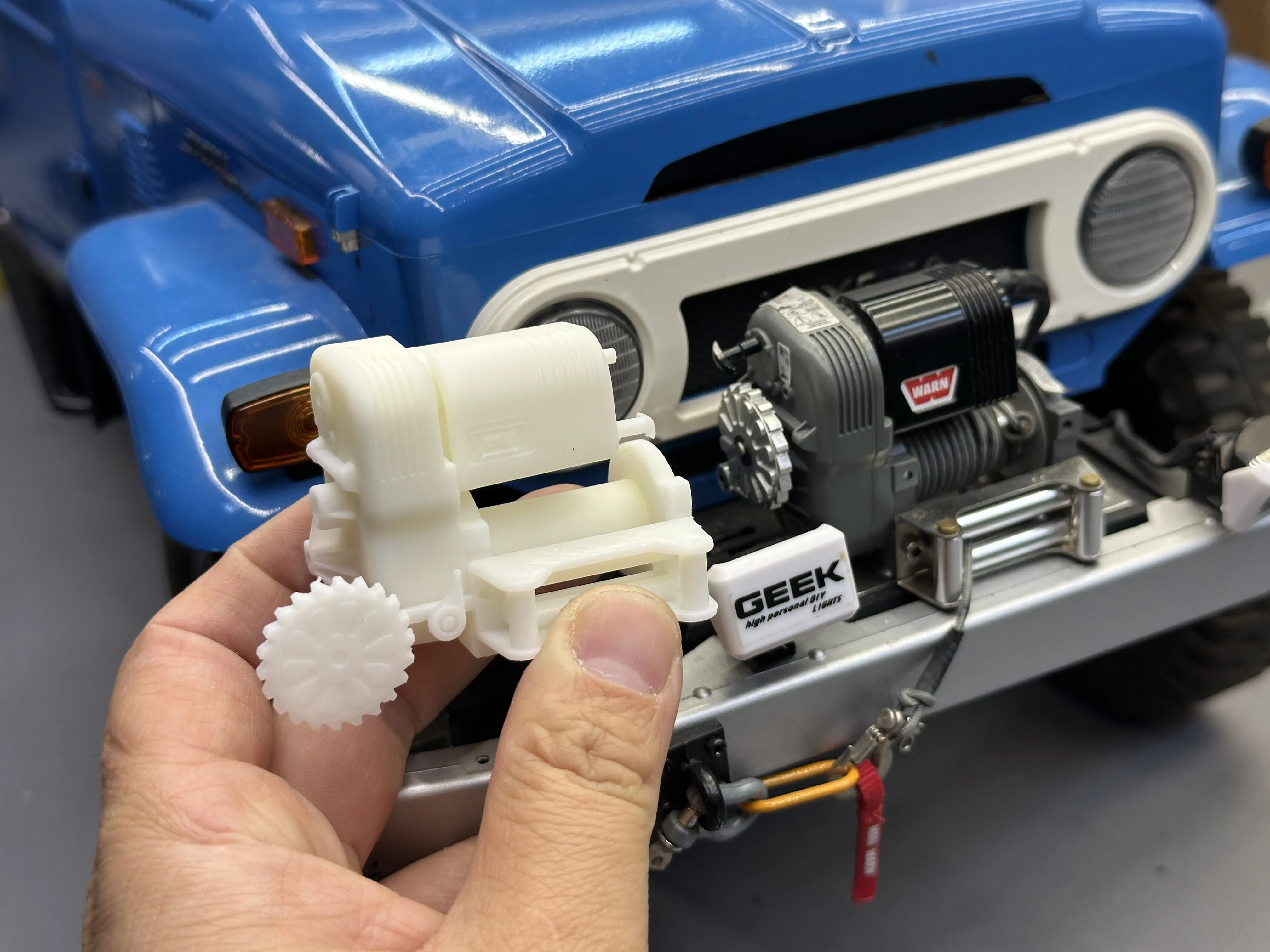 Gesimuleerde Lier/dak Batterij Decoratie/water Vat voor 1/10 RC Crawler Auto Traxxas TRX4 Defender AXIALE SCX10 RC4WD D90 Jeep