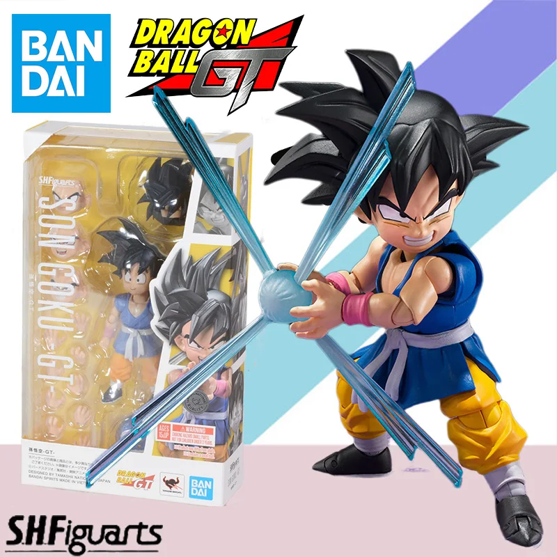 

Bandai Original S.H.Figuarts SHF Dragon Ball GT SON GOKU GT Anime Action Figure Finished Model Kit Figure Toy Gift For kid