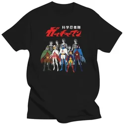 Battle Of The Planets Gatchaman Alter Ego Line-Up  Mens T-Shirt (Black)  men clothing  graphic t shirts  oversized t shirt