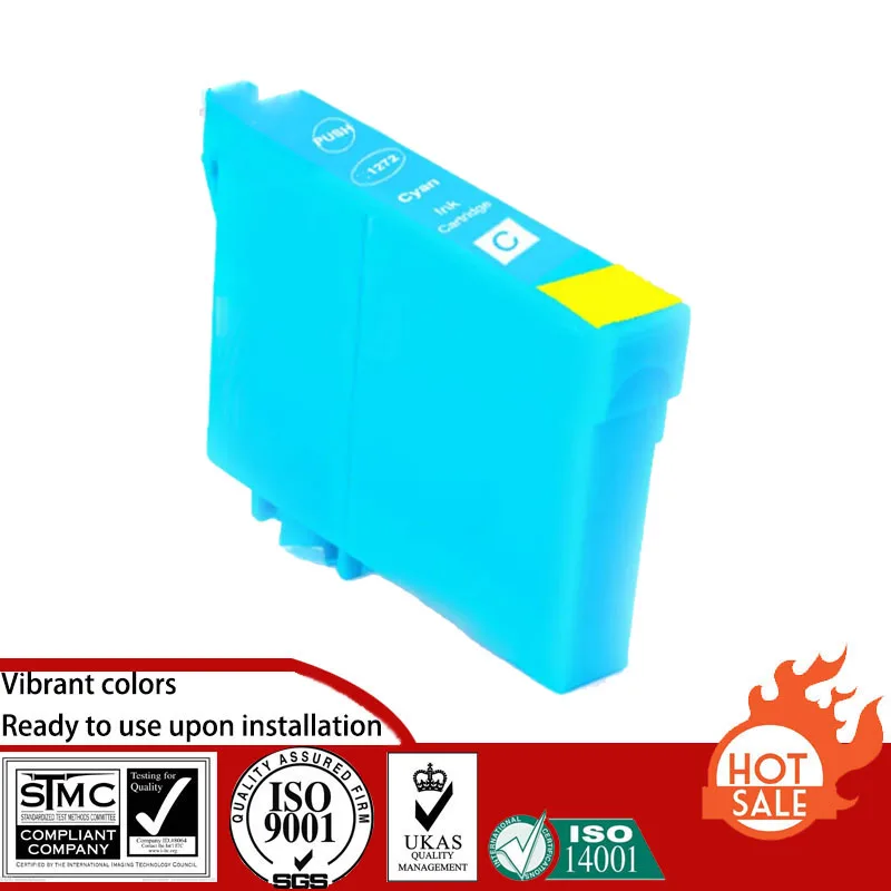 Compatible Ink Cartridge for Epson T1271 - T1274 1271 suit For Epson Stylus  NX530/NX625    Workforce 60/545/630/633/635/645/840