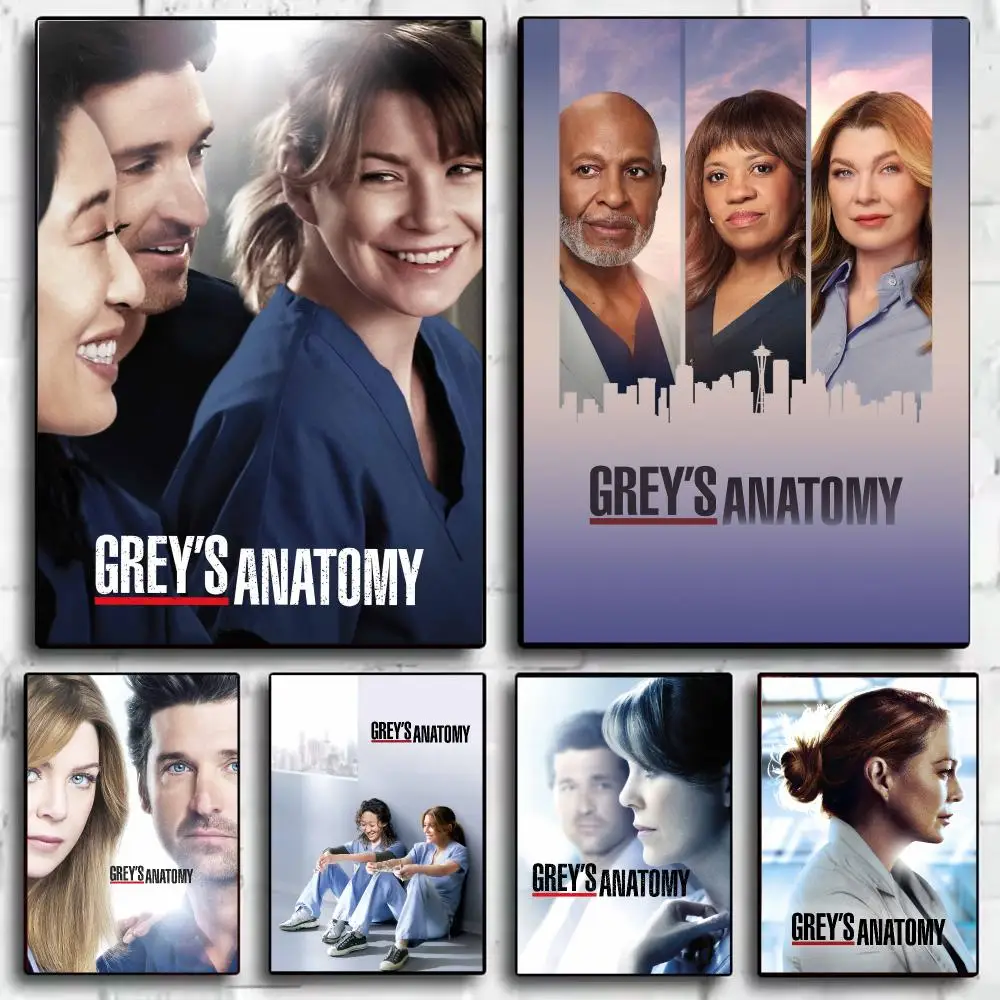 TV Series G-Greys Anatomy Poster Wall Art Poster Print Decorative Artwork for Bedroom Living Room Office Home Decoration