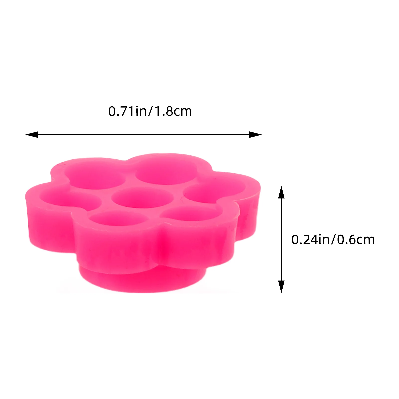 100 Stuks Wimper Lijm Cups Wegwerp Plastic Lash Extension Houder Voor Diy Schoonheidssalon Gebruik Bloemvormige Cup Wimper Extensions