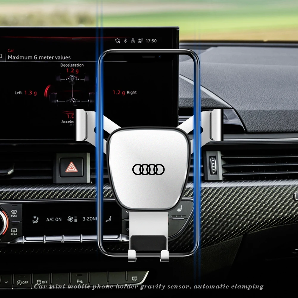 Car Mobile Phone Holder Air Outlet Clip Car Holder Suitable For Audi A3 A4 B5 B6 A3 8P 8V 8L A5 A6 C6 C5 A1 A7 A8 Q2 Q3 TT RS3