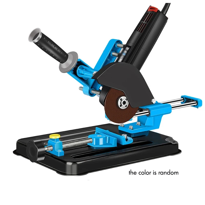 Adjustable Angle Grinder Support Bracket Stand With Dust Cover, Cutting Base Holder For 100 125 Type Angle Grinder