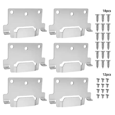 6PCS Camping Parts Monunting Brackets With Fitting Screws For Skorva Trysil Hemnes Malm Brimnes Bed Outdoor Caravan Accessories