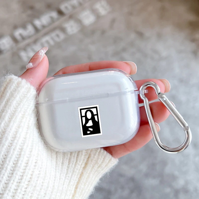 Earphone Case For Airpods 4 3 2 1 Pro3 Pro2 Shockproof With Keychain For Airpods 4 Charging Cover Art Aesthetic David Mona Lisa