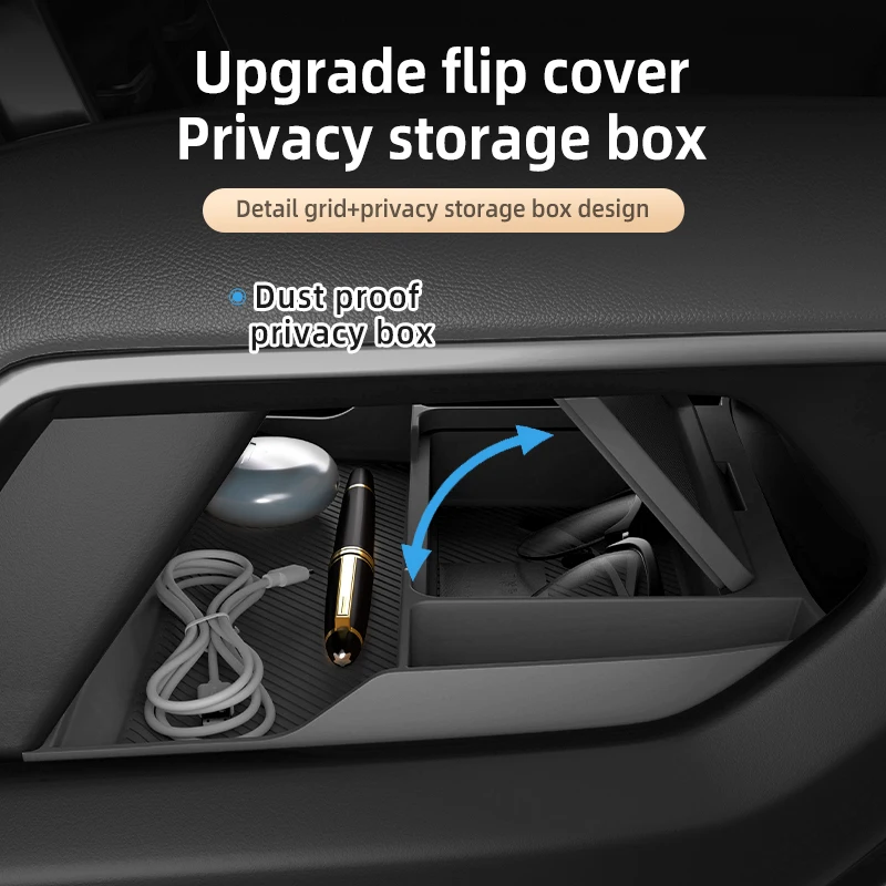 2025 لسوبر 8 Super8 سيليكون وحدة التحكم المركزية أسفل صندوق تخزين صيغة ليوبارد 3 التحكم المركزي المنظم حصيرة السيارة الداخلية