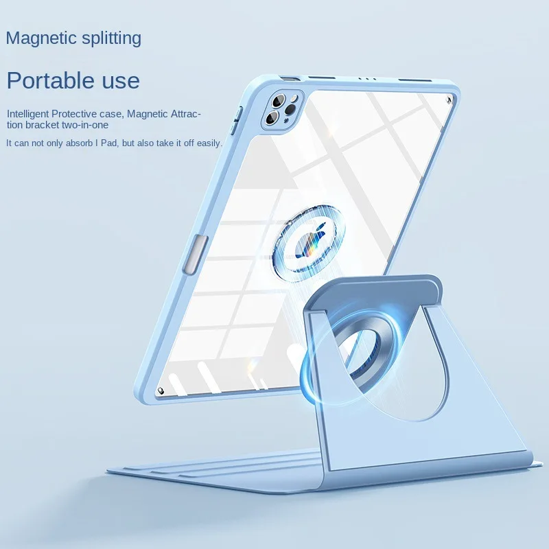 Magnetic Detachable Case For Ipad A16 11th 10th 10.9 Air 4 5 Pro 11 12.9 13 M5 Pencil Holder Cover Ipad Mini 6 7 8/9th 10.2 case view 5