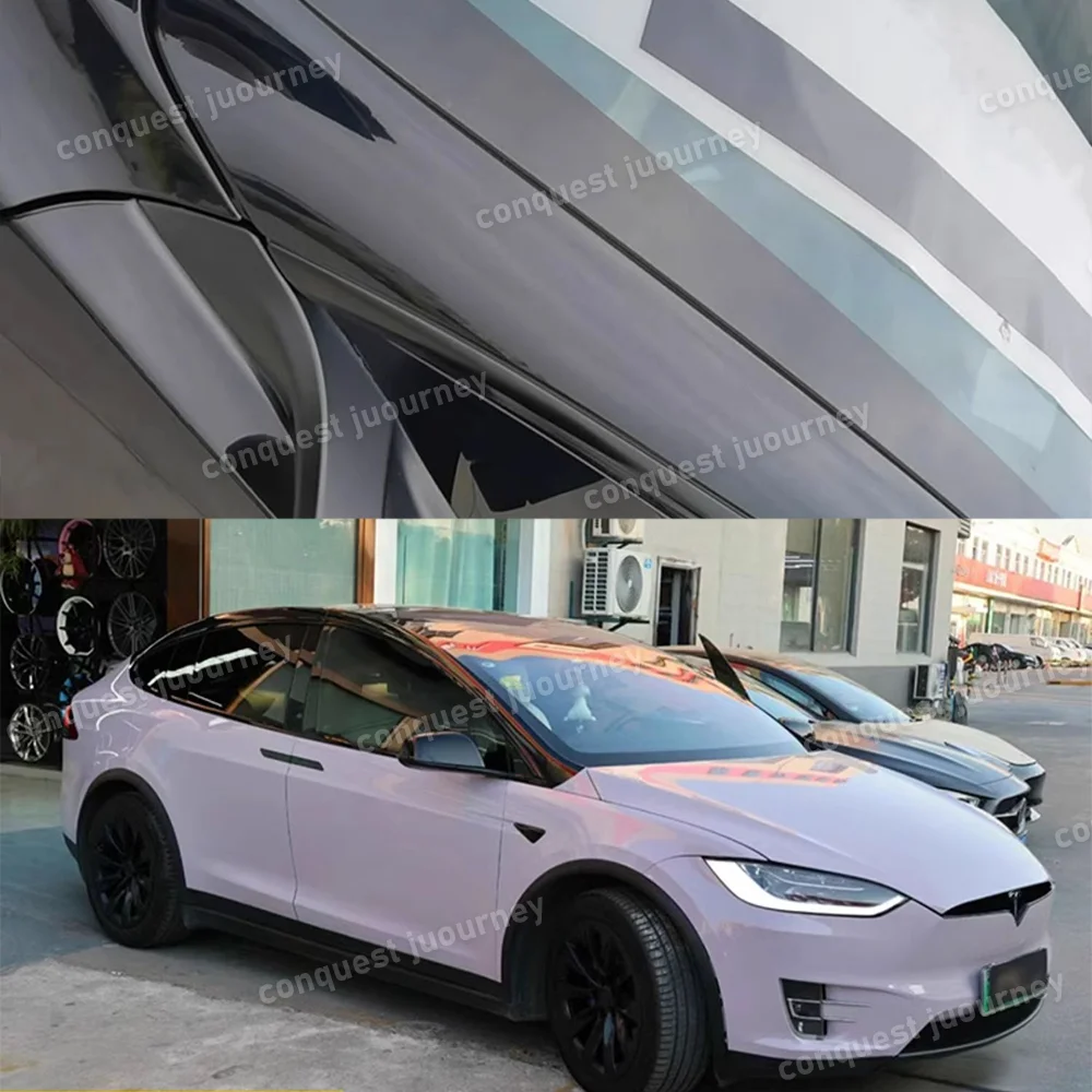 Schwarzende Dachfolie für Tesla Model 3 X S Highland Auto-Aufkleber Streifenverkleidung Y Juniper Versteckte Fenster Tuning – Detail 1