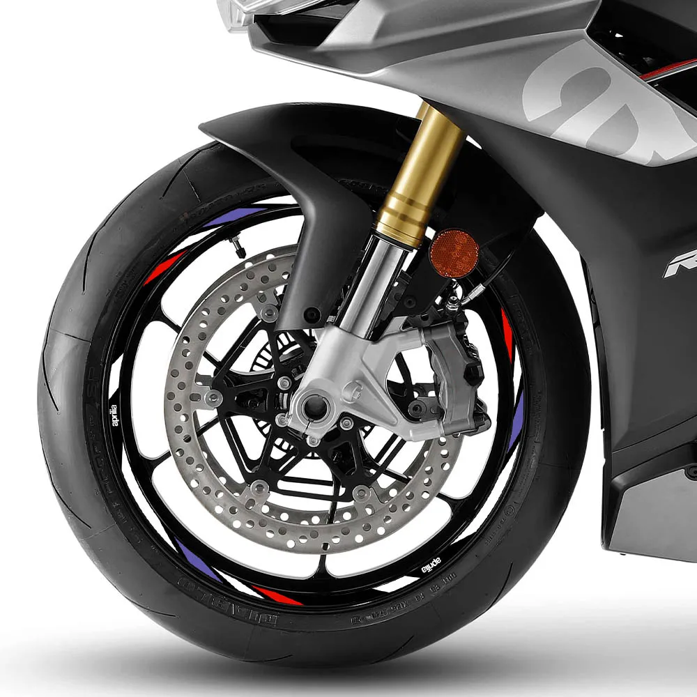 Motorcycle Wheel Decal Racing Rim Sticker Tape Accessori For Aprilia RSV4 Dorsoduro Shiver 750 900 Rs125 Tuono 660 RS660 GPR150