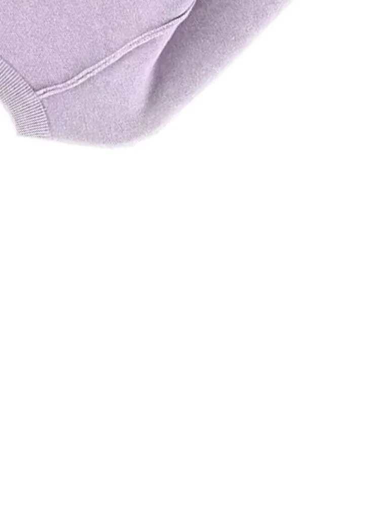 

HH Women Winter 2025 New Fashion Round Neck Single-breasted Short Knitted Jacket Female Elegant Versatile Loose Cardigan Sweater