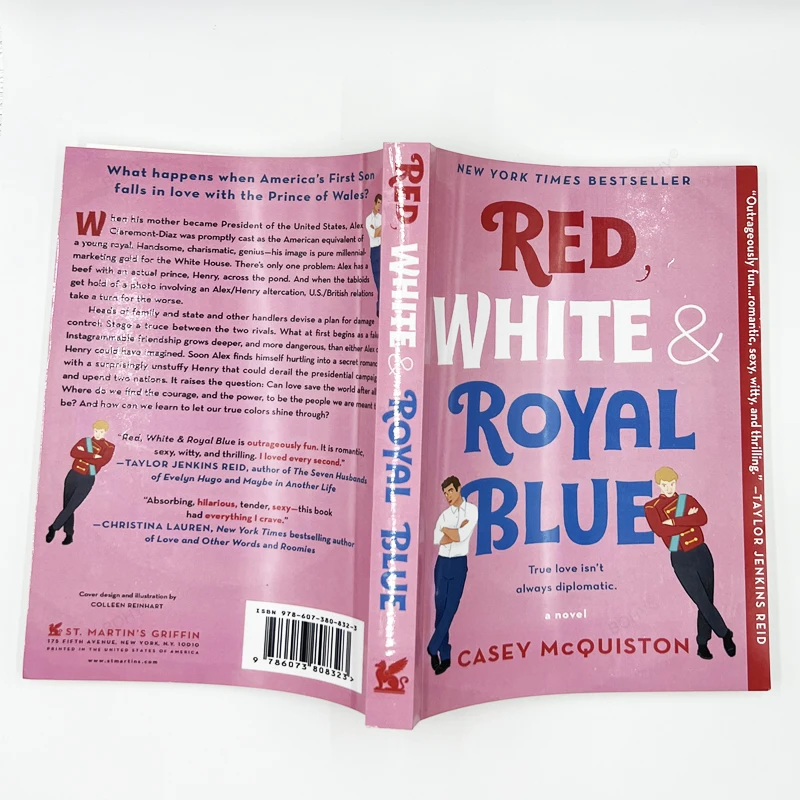 Red White & Royal Blue：A Novel The Power of Habitenglish Books