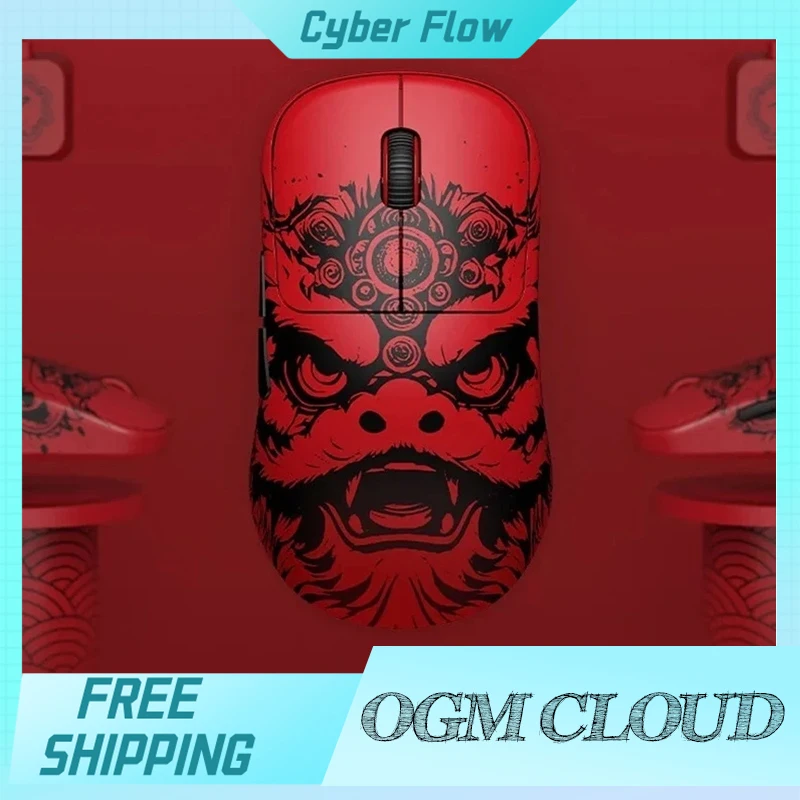 Waizowl Ogm Cloud Gaming Mouse 8k 2.4G Paw3950 Wireless Bluetooth Lightweight Nordic 32000dpi Office Pc csgo Gamer Mouse Gift