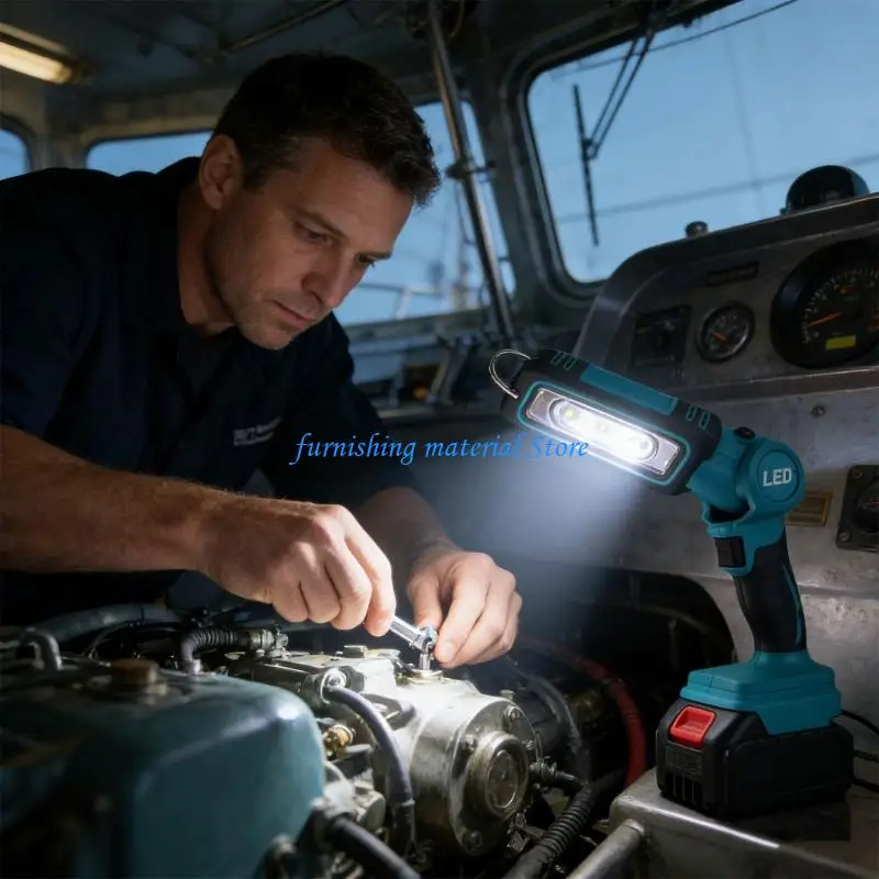 Y5GD Foldable Plastic LED Light With 21V Quick Charging And 2 Brightness Settings For Camping And Lighting