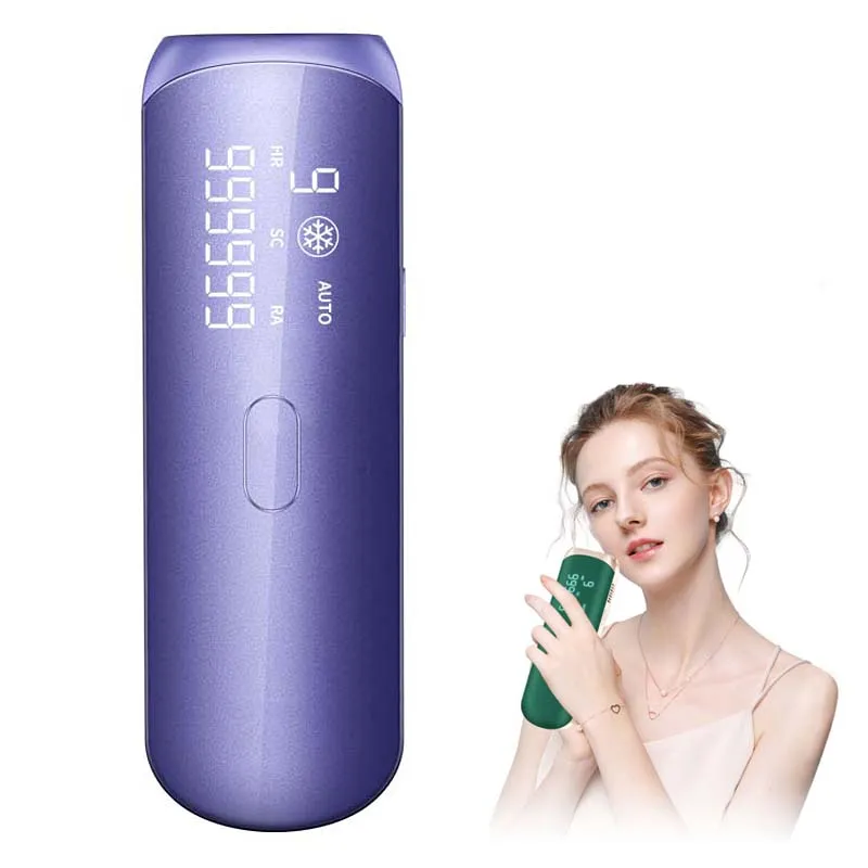Permanent Painless Ice Cooling IPL Laser Hair Remover High Energy Portable Handheld Depilator Beauty Device for Home Use