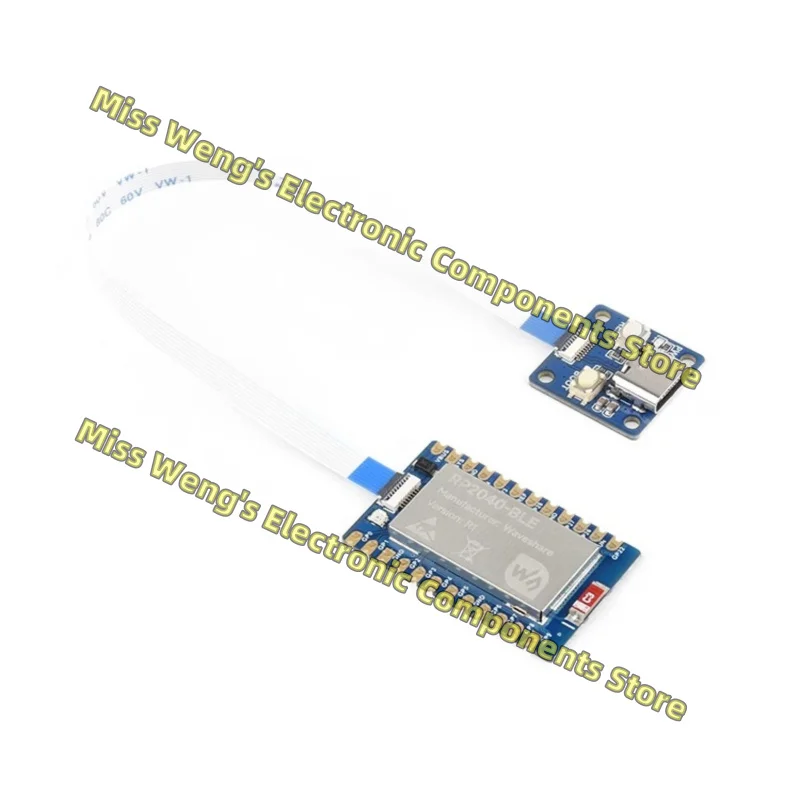 Плата разработки микроконтроллера Raspberry Pi RP2040 BLE Bluetooth 5.1, двухрежимный USB-интерфейс RP2040-BLE RP2040-BLE-Kit