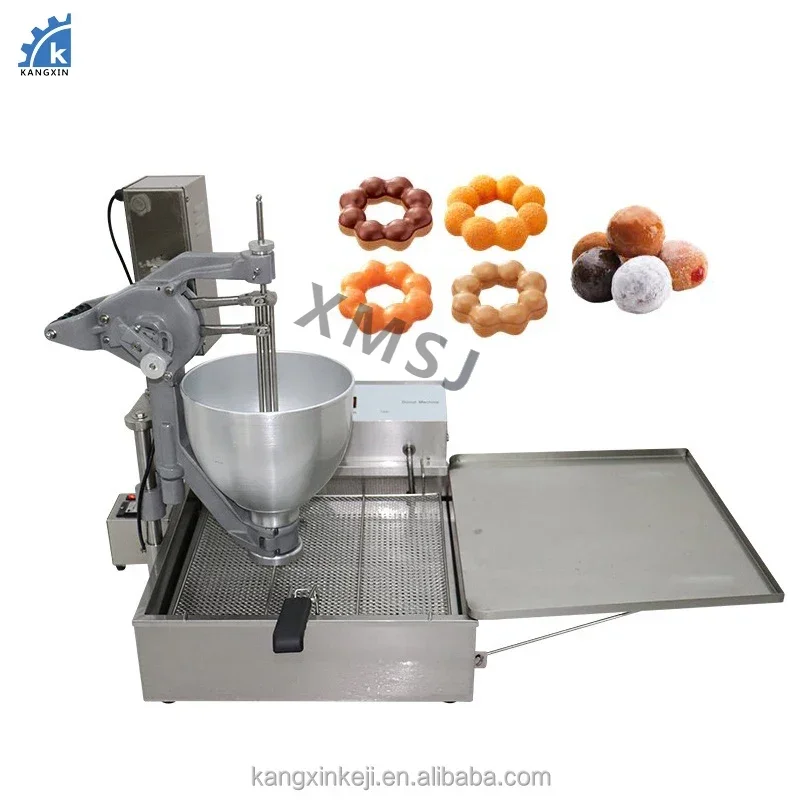 frying make manual dispenser gas lp Electric Commercial hand held mini doughnut donut maker sweet doughnut ball making machine