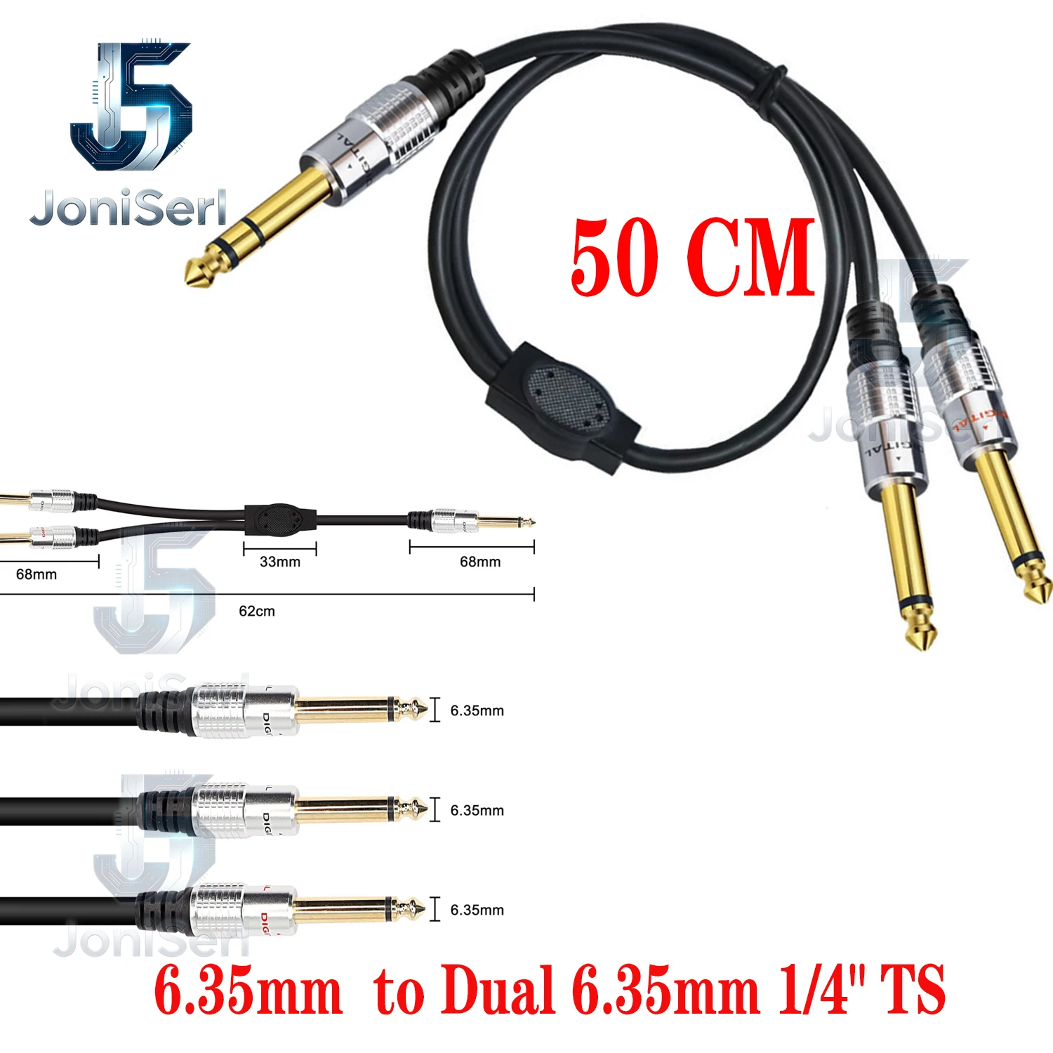 0.5M/1.64FT 6.35mm 1/4