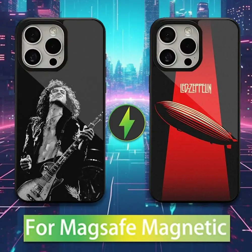 

L-Led Z-Zeppelins Band Phone Case For iPhone 16,15,14,13,12,11,Pro,Max,Plus,Mini,Magsafe,Magnetic Wireless Charging Case